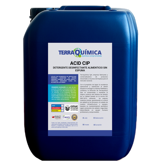 Detergente Desincrustante Ácido - ACID CIP