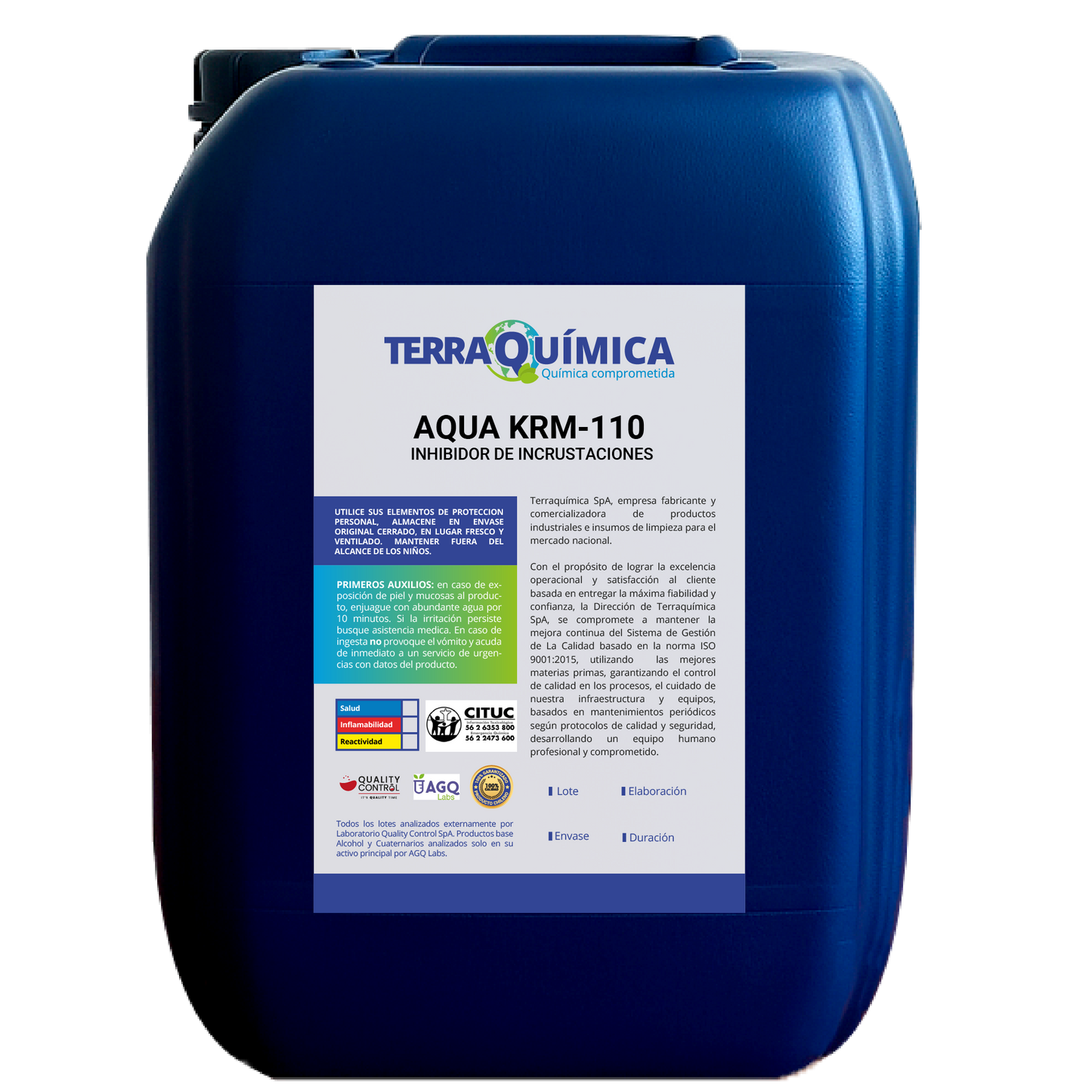 Inhibidor de incrustaciones - AQUA KRM110