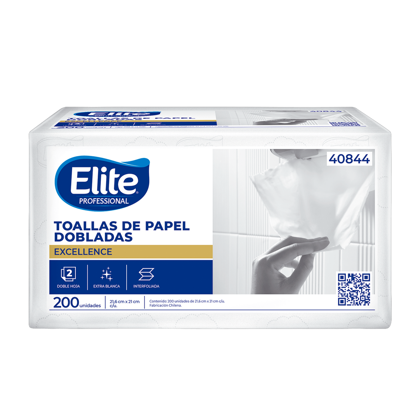 Imagen Toalla Interfoliada Doble Hoja Elite