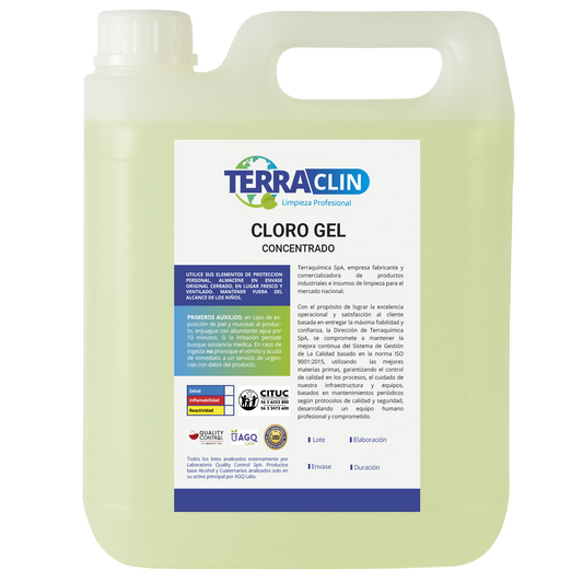 Envase de clorogel concentrado - terraclin