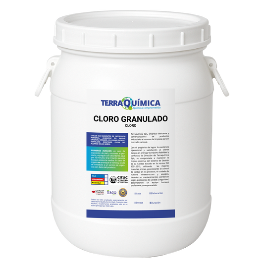 Cloro Granulado Cuñete 25 Kg