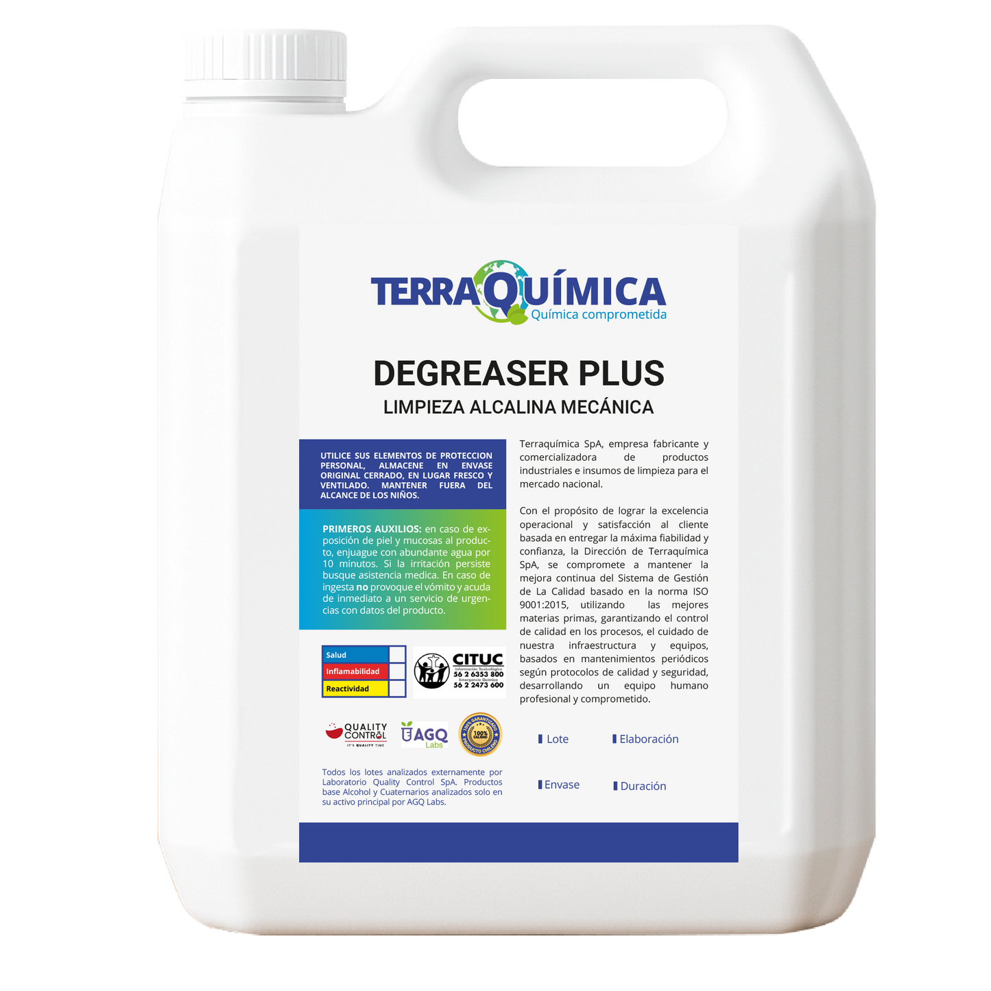 Desengrasante Alto Poder - DEGREASER PLUS