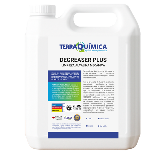 Desengrasante Alto Poder - DEGREASER PLUS