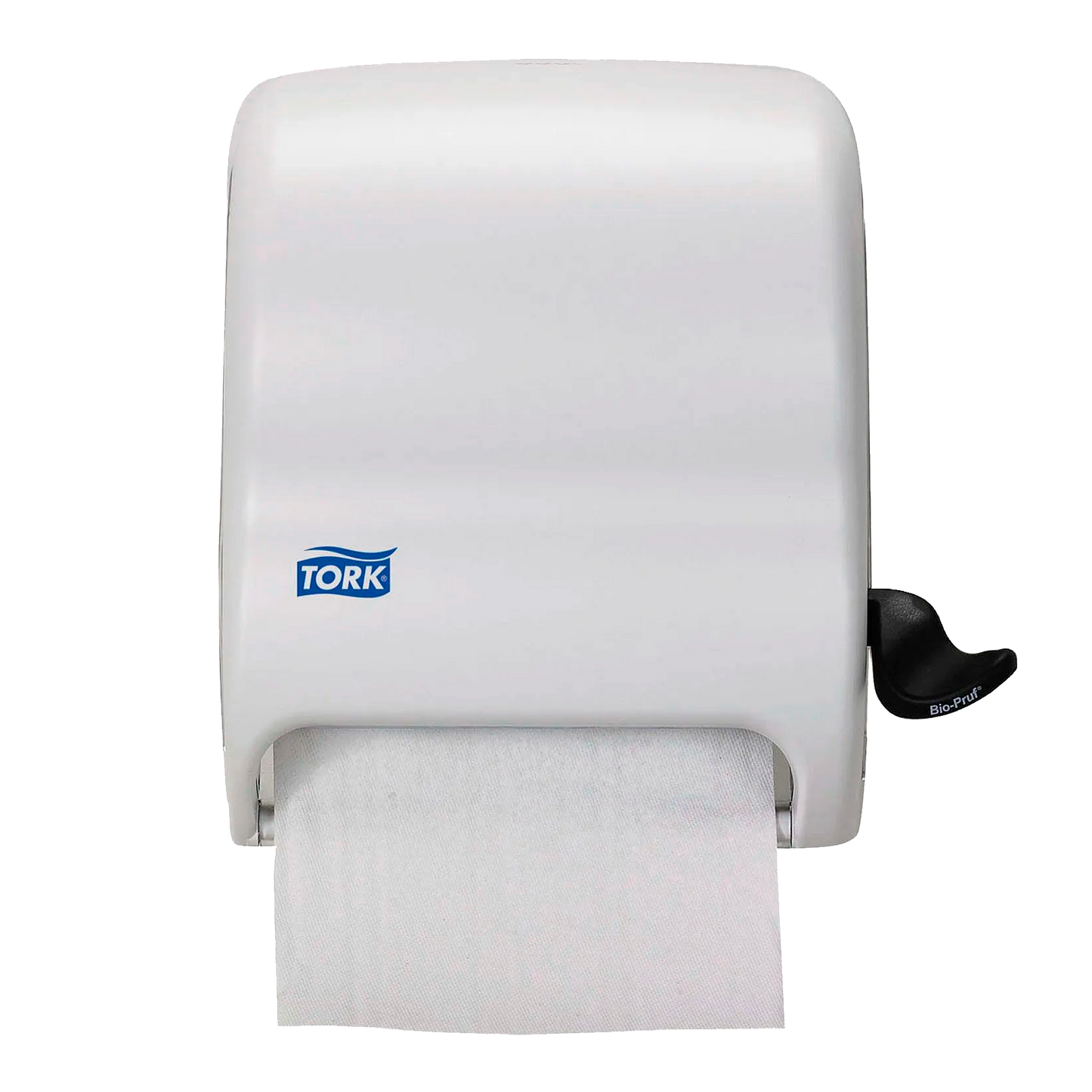 Dispensador de toalla con palanca