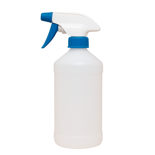 Botella plástica con gatillo pulverizador