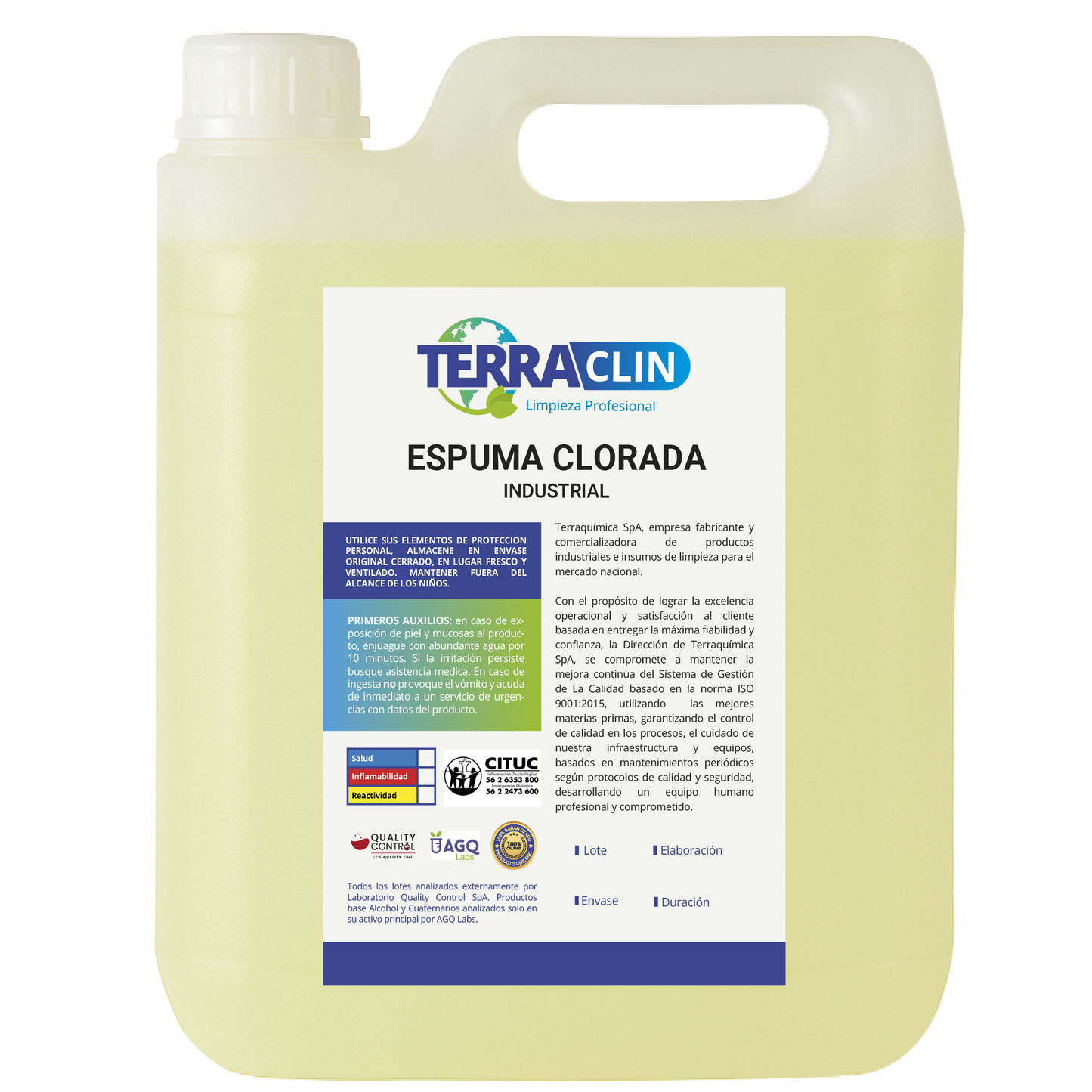 Espuma Clorada Industrial - Terraclin