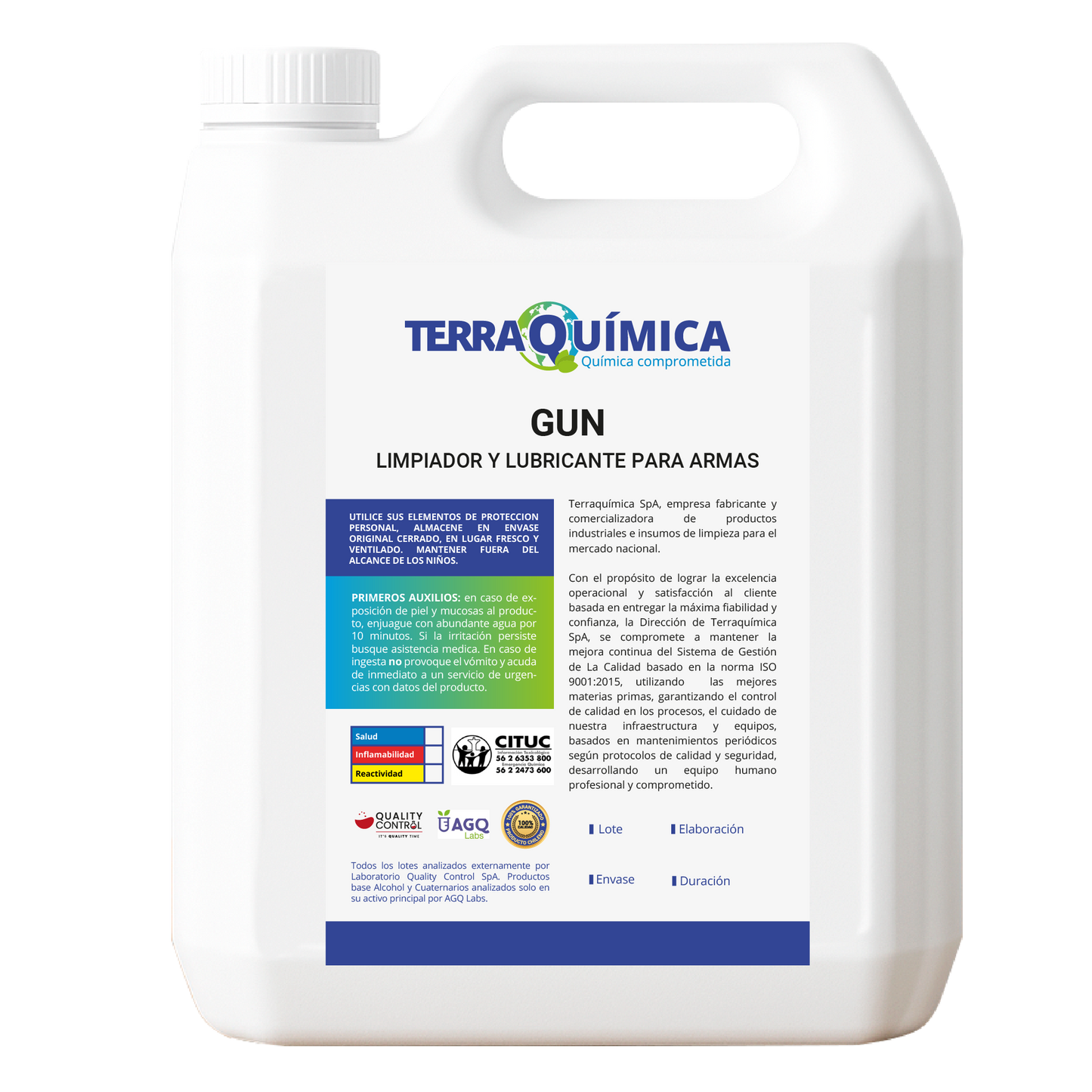Imagen Limpiador y Lubricante para Armas GUN