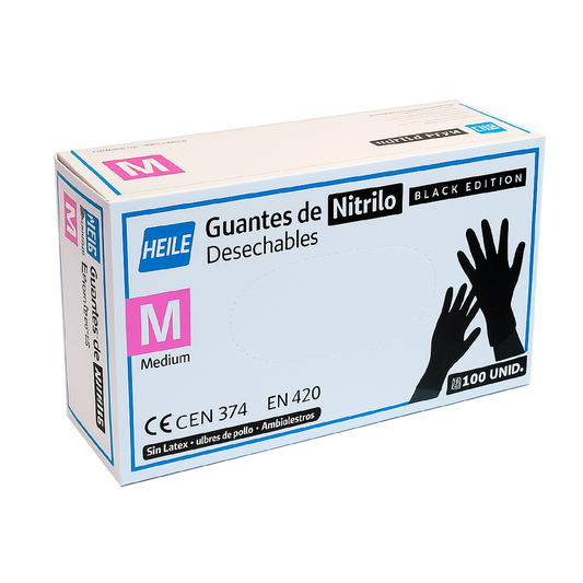 Caja de 100 guantes de nitrilo