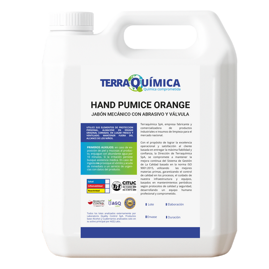 Imagen Jabón Mecánico con Abrasivo Hand Pumice Orange