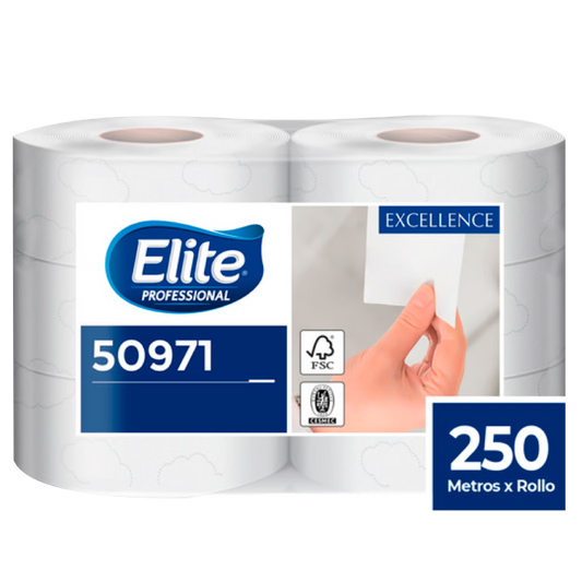 Imagen Higiénico Jumbo Institucional Doble Hoja Elite