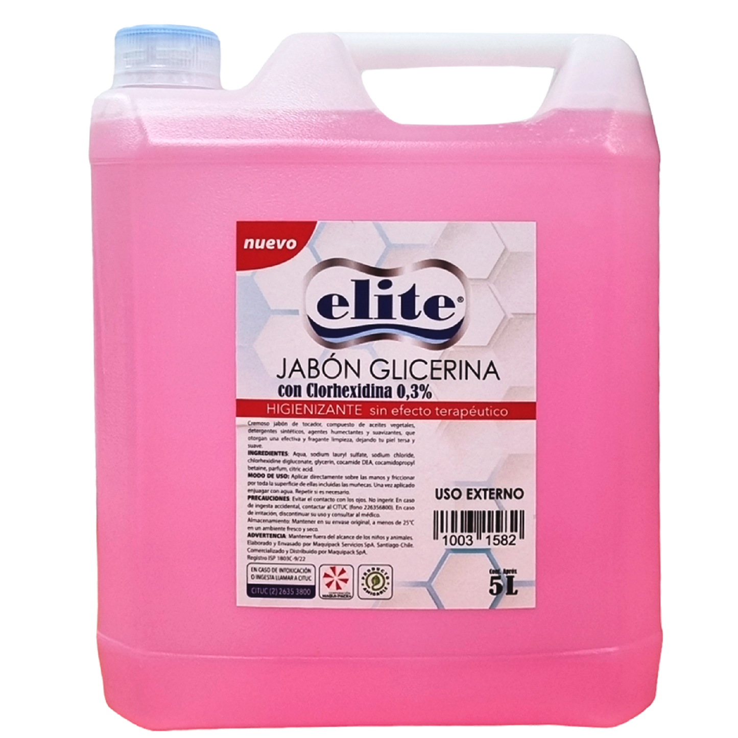 Imagen Jabón Antiséptico con Clorhexidina 5L