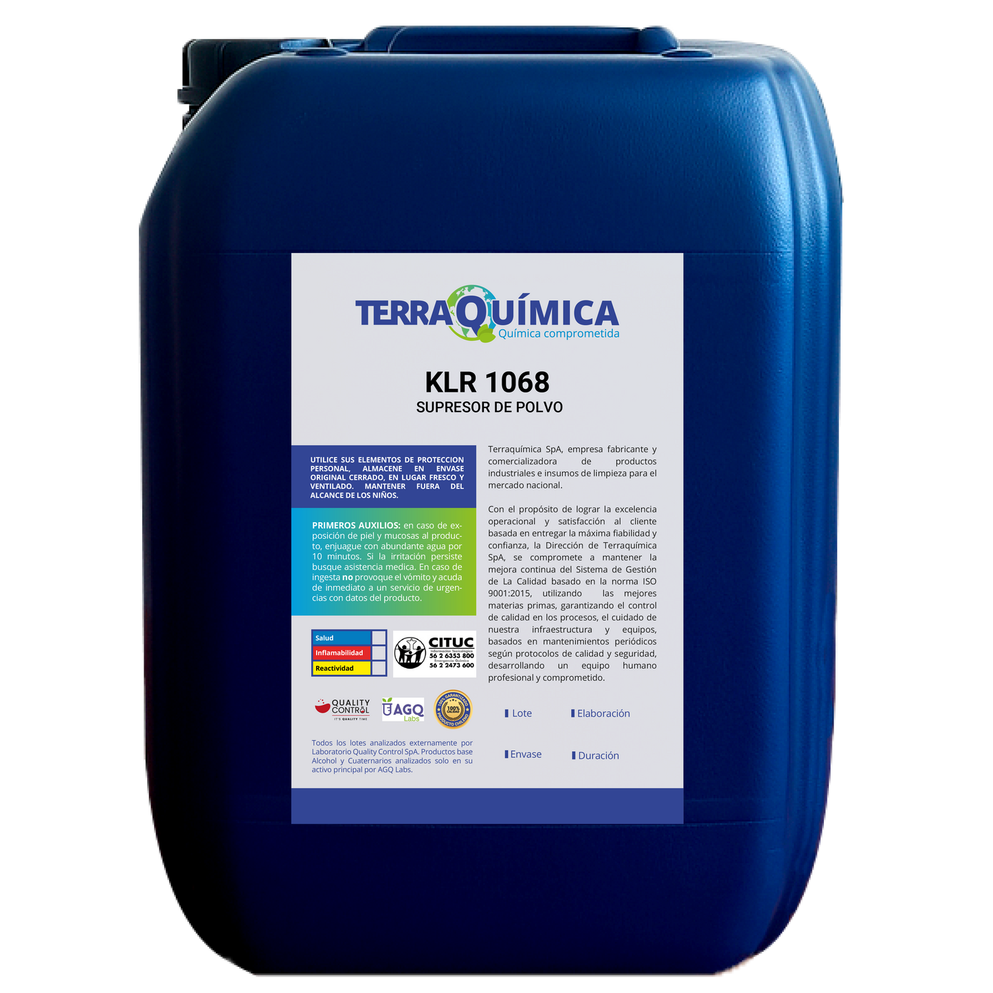 Supresor de Polvo (Mata Polvo) KLR1068