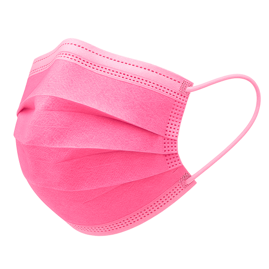 Imagen Mascarilla 3 Pliegues Fluor Adulto