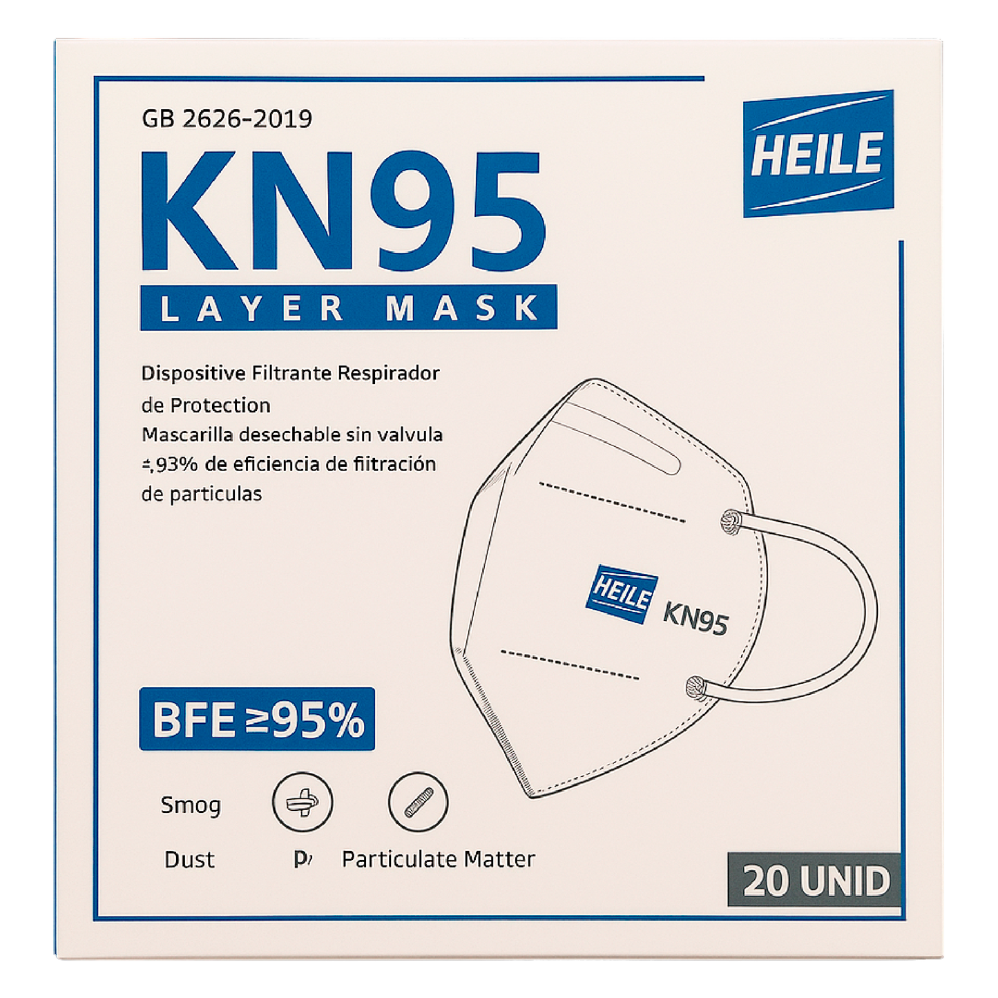 Imagen Mascarilla KN95 -Adulto