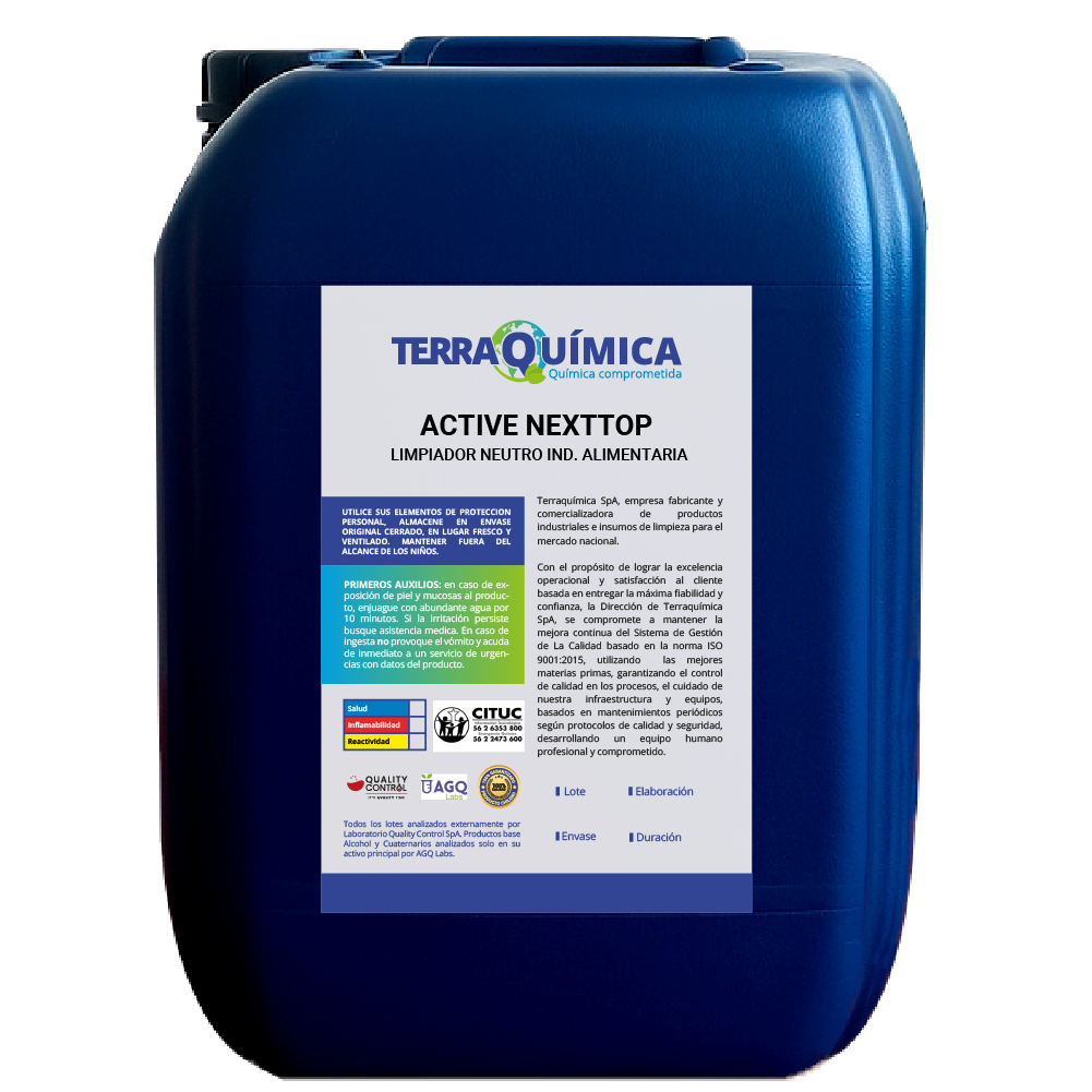Detergente Neutro de Alta Espuma - NEXTTOP