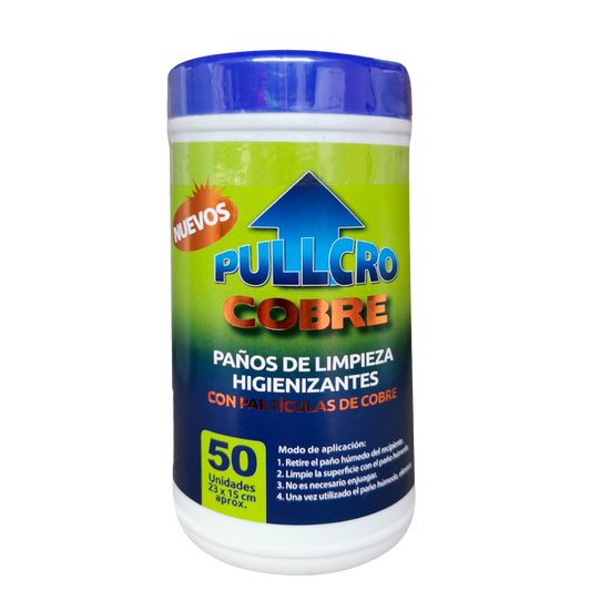 Imagen Paño Desinfectante de Limpieza - Pullcro Cobre