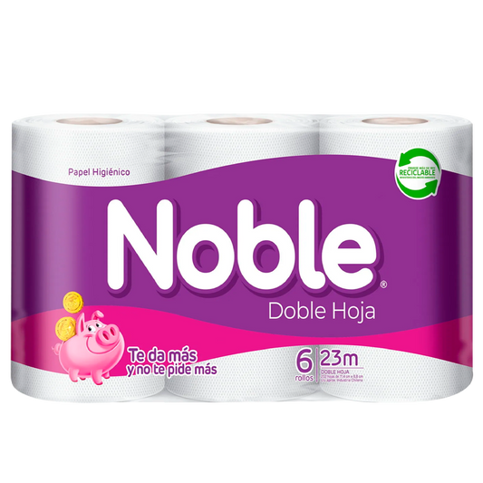 Imagen Papel Higiénico Doble Hoja Noble
