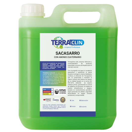 Imagen Sacasarro con Amonio Cuaternario Terraclin