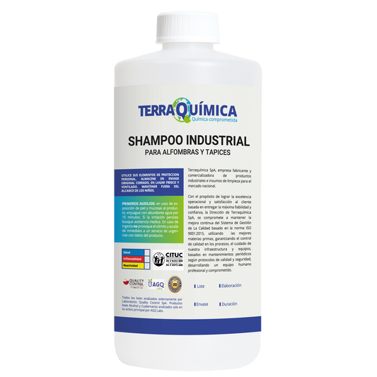 Shampoo para Alfombras y Tapices Industrial