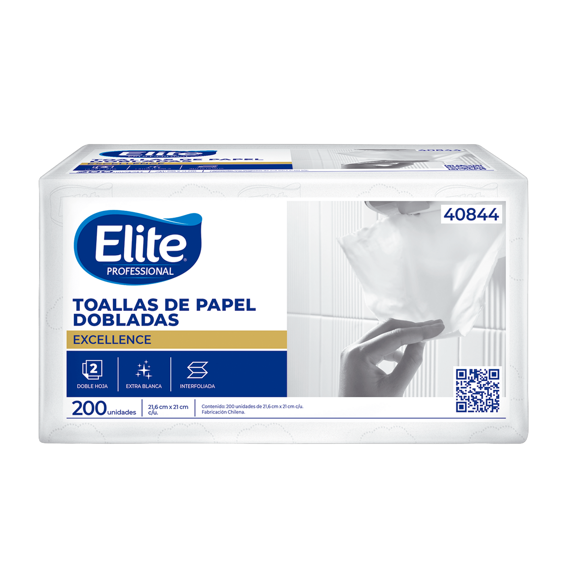 Imagen Toalla Interfoliada Doble Hoja Elite