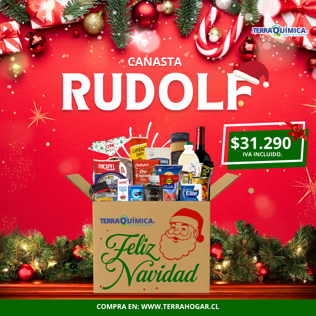 Canasta Navideña - RUDOLF