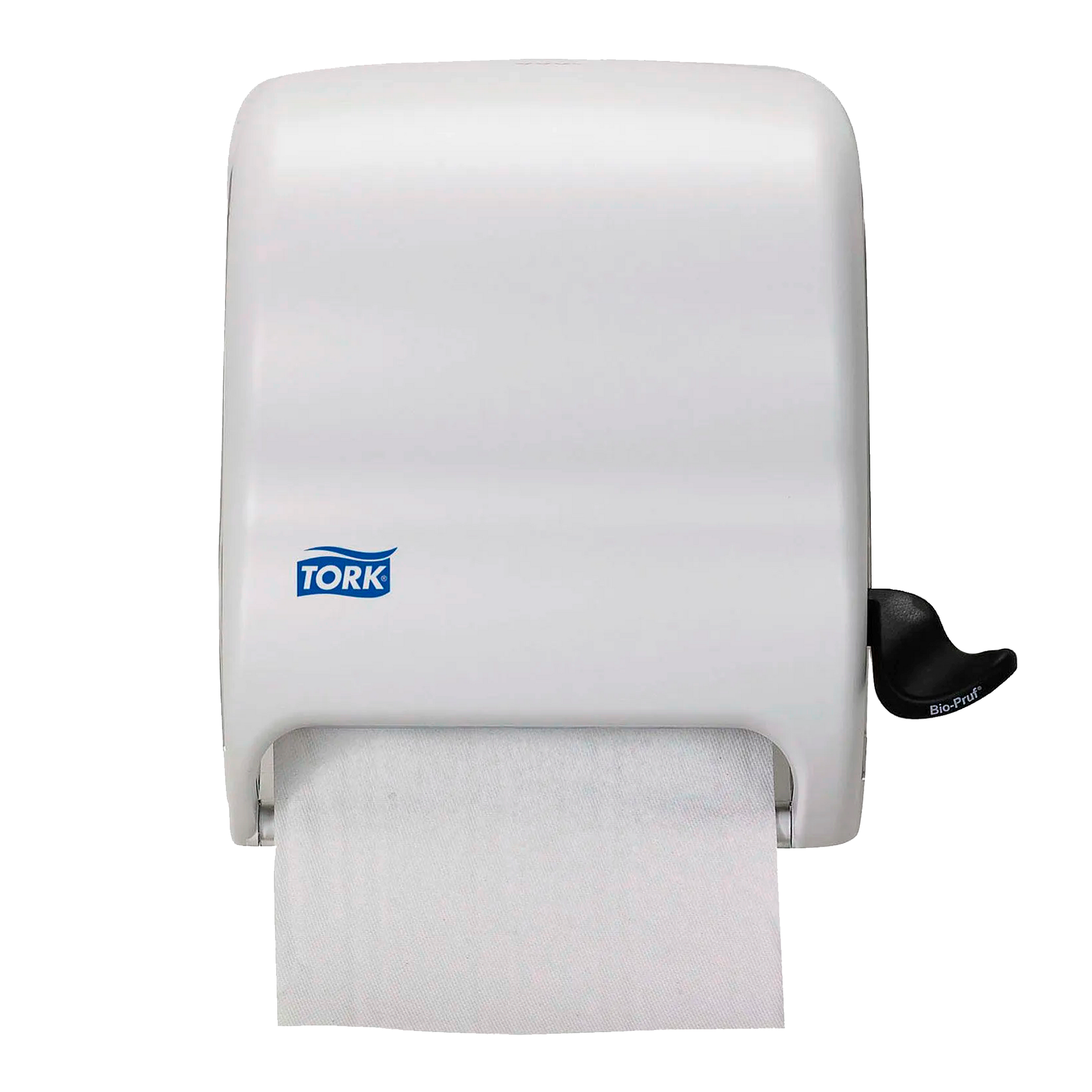 Dispensador de toalla con palanca