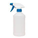 Botella plástica con gatillo pulverizador