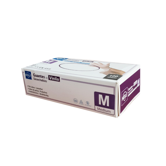 Guantes de Vinilo Caja 100 Unidades