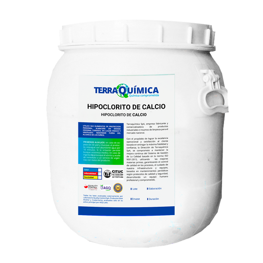 Hipoclorito Calcio Cuñete 45 Kg