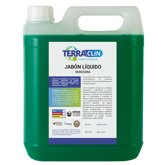 Jabón Líquido Manzana Terraclin 5L