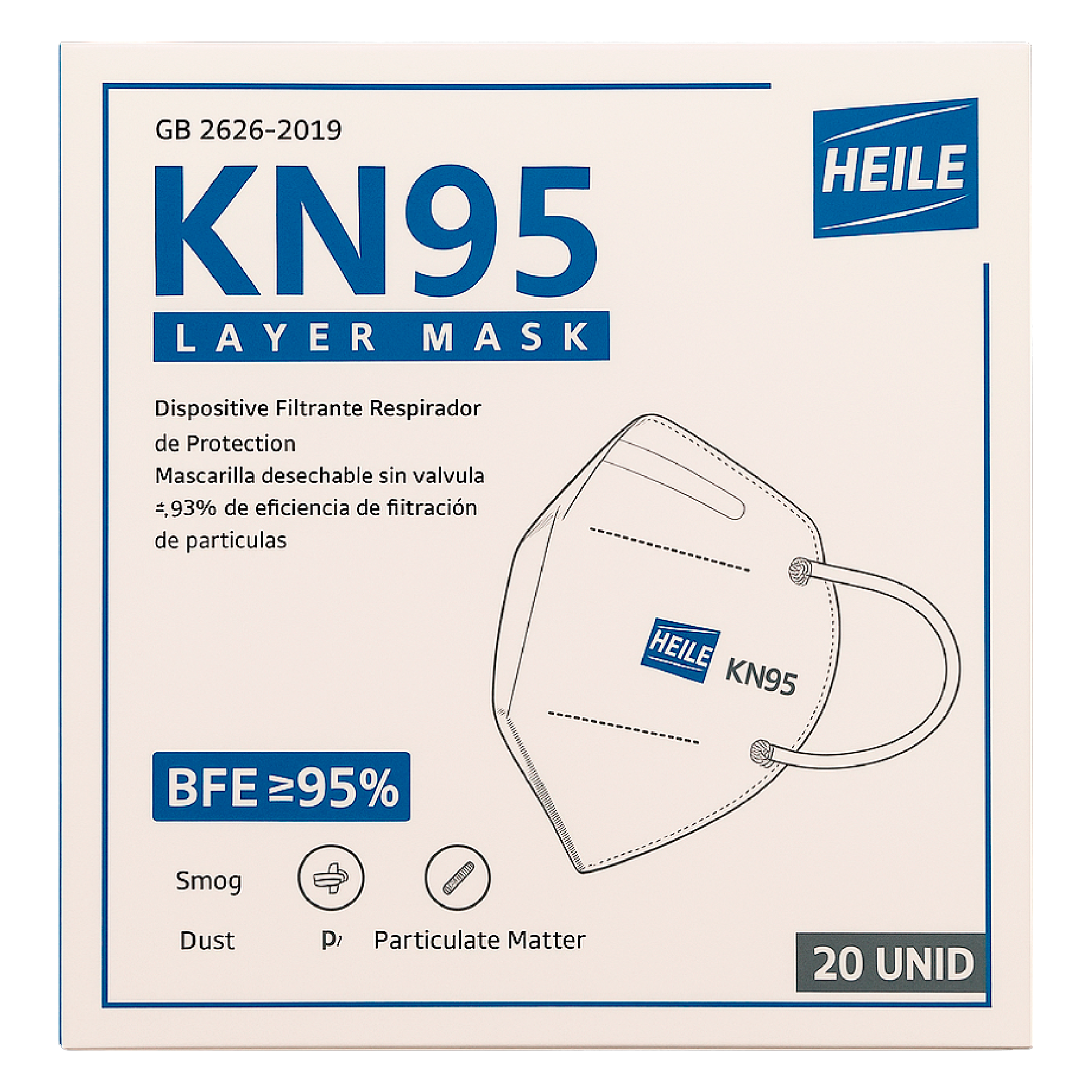 Imagen Mascarilla KN95 -Adulto
