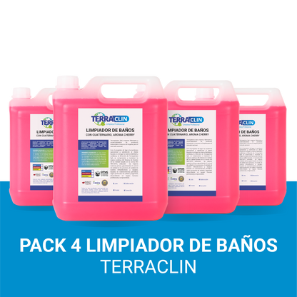 Limpiador de Baños con Cuaternario y aroma Cherry - Terraclin