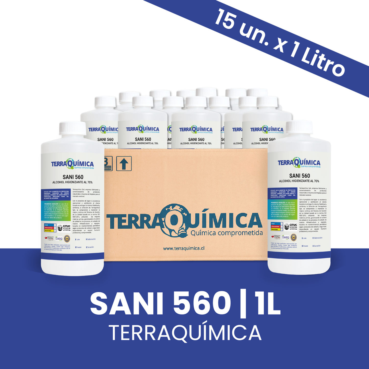 Alcohol Líquido Higienizante, Sani 560