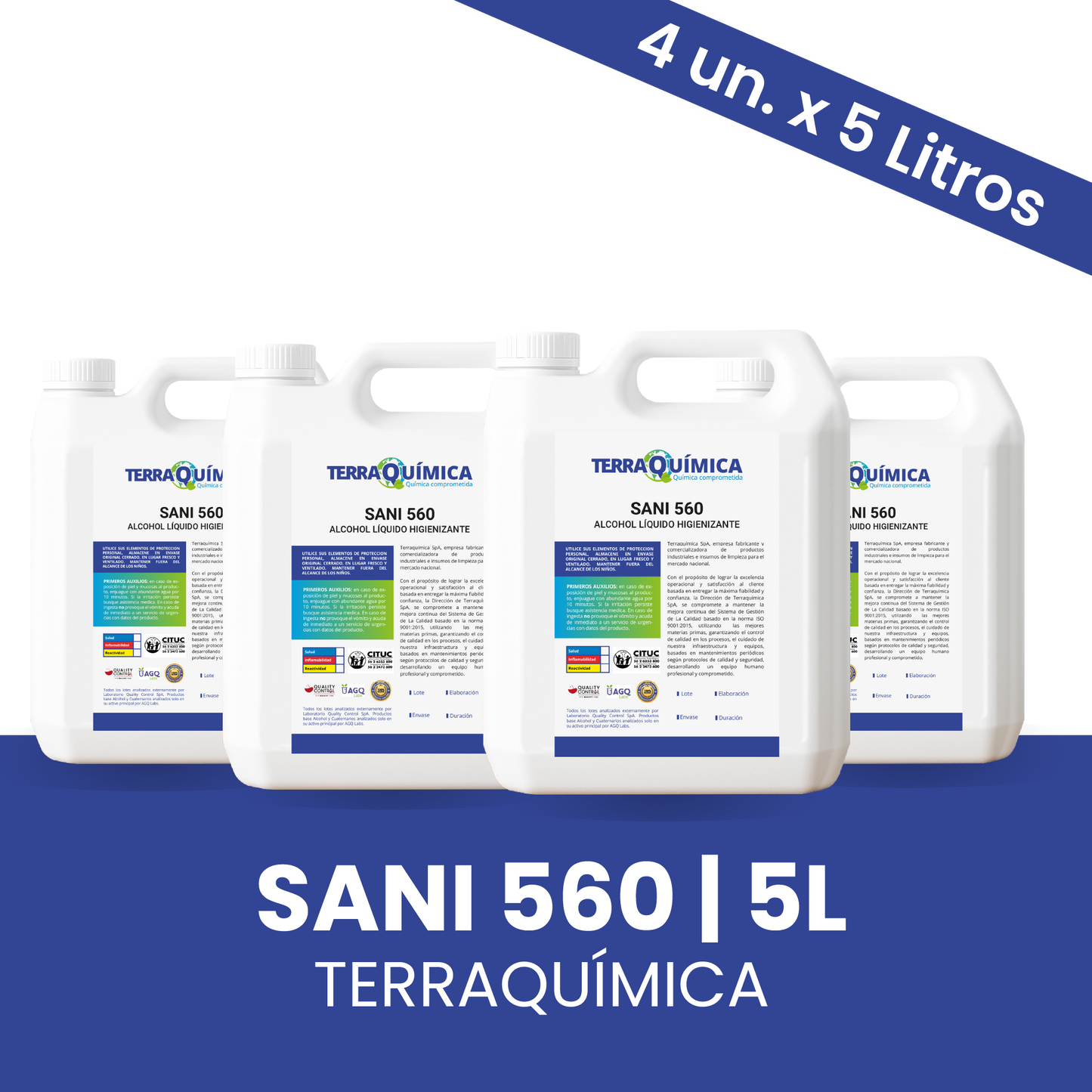 Alcohol Líquido Higienizante, Sani 560
