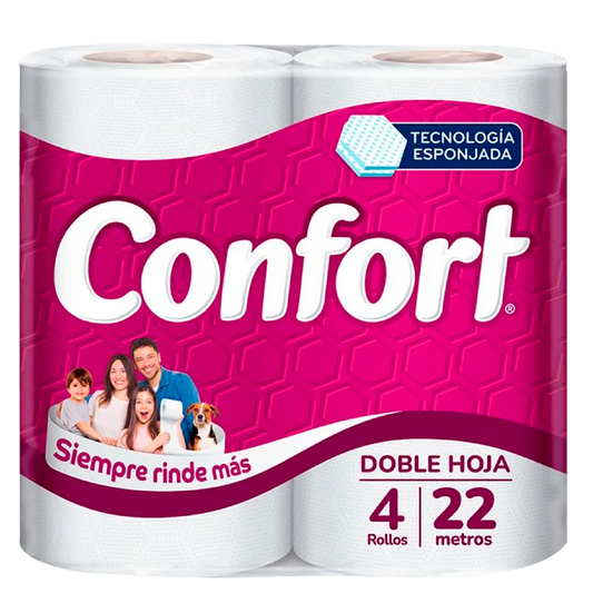 Imagen Papel Higiénico Doble Hoja Confort