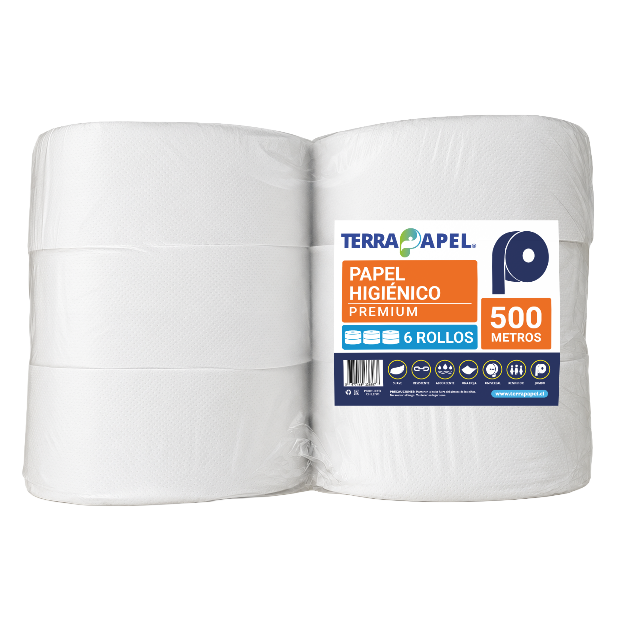 Higiénico Jumbo Institucional - Terrapapel Pro