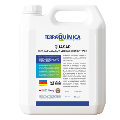 Cera Carnauba para Vehículos Concentrada - QUASAR